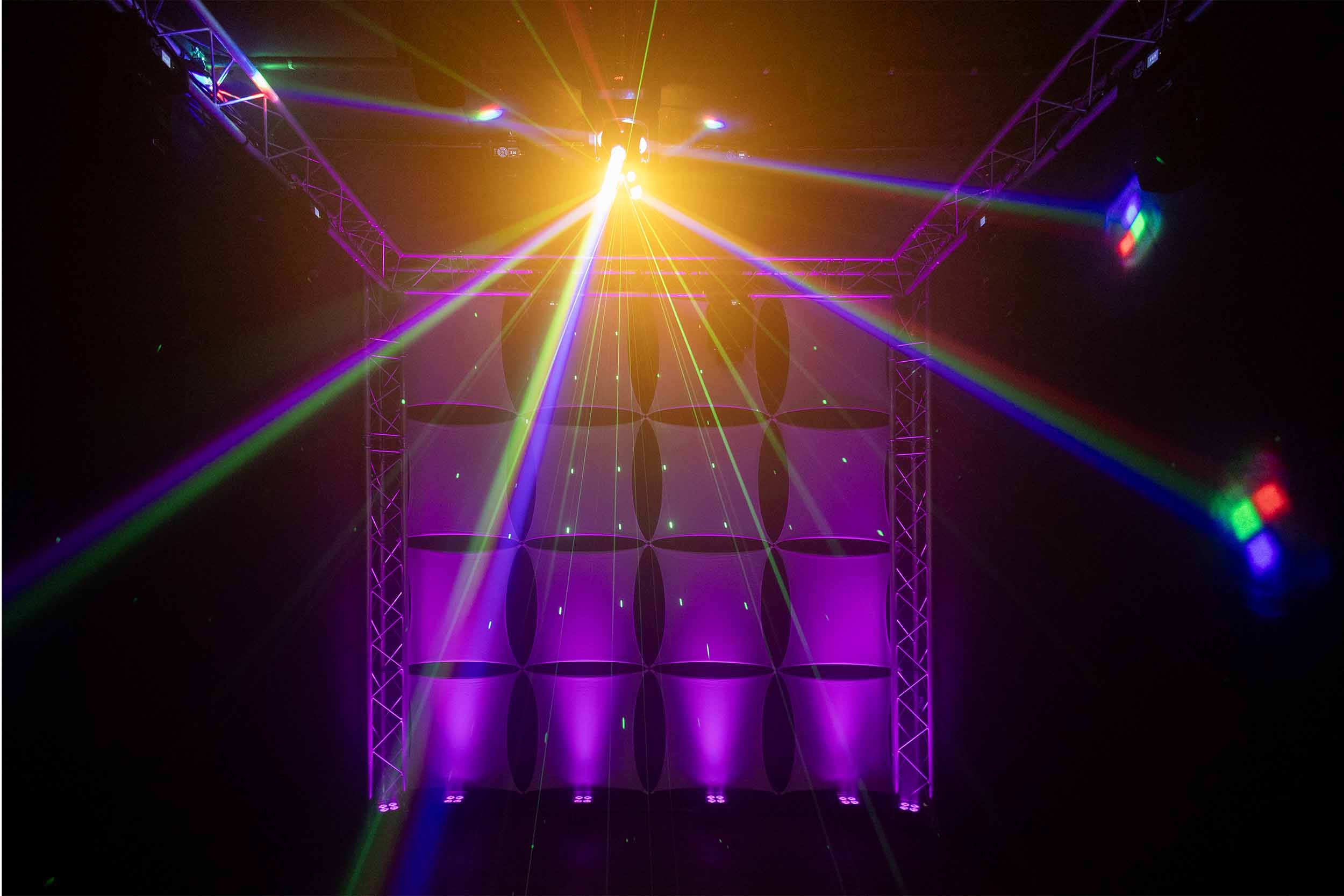 Colorkey CKU-1072, FX Multi-Effect Moving Head with Multicolor LED Beams and Lasers ColorKey
