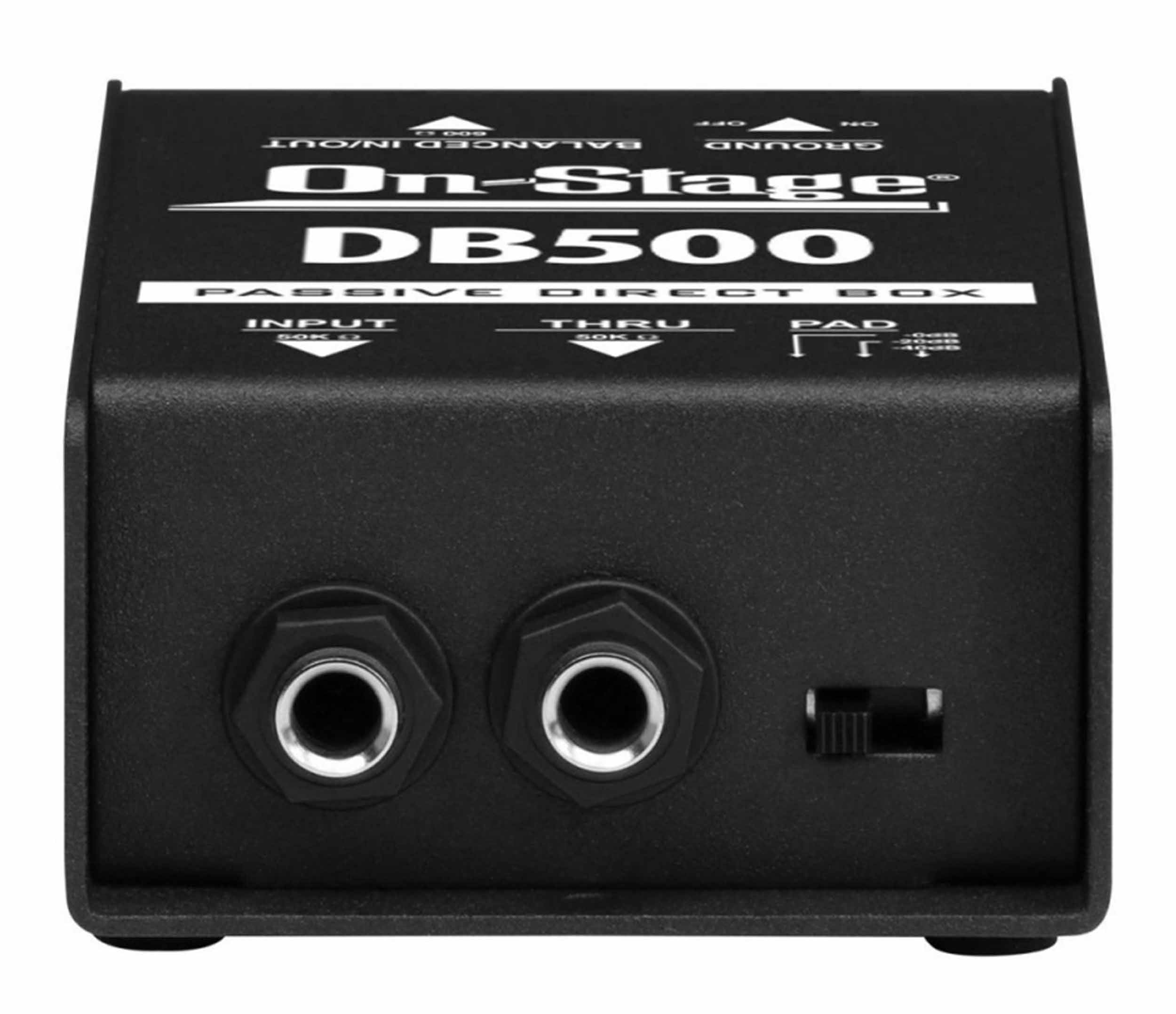 Onstage DB500, Passive DI Box - Black On-Stage