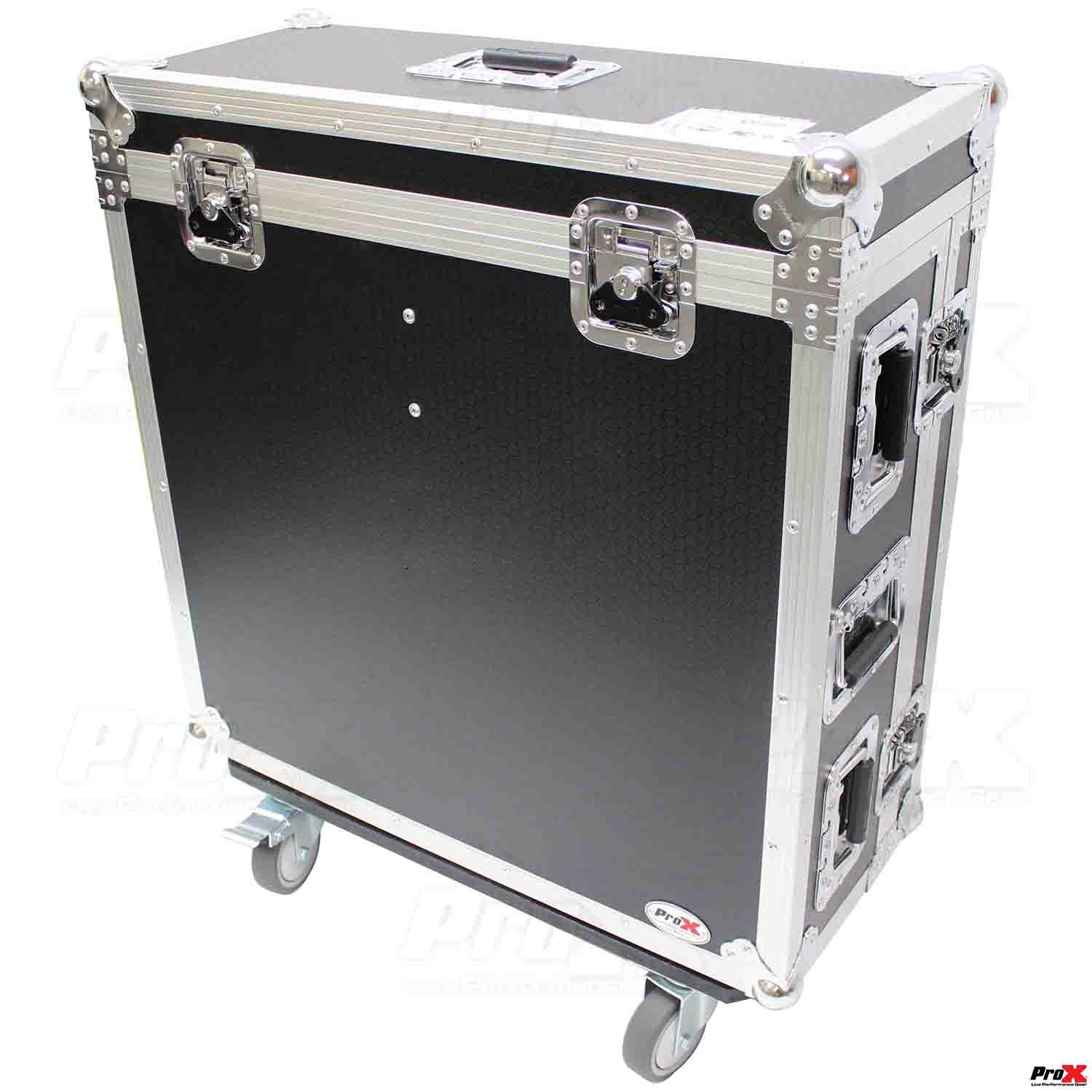 ProX XS-AHSQ6DHW DJ Flight Case For Allen and Heath SQ6 Console with Doghouse and Wheels - Hollywood DJ