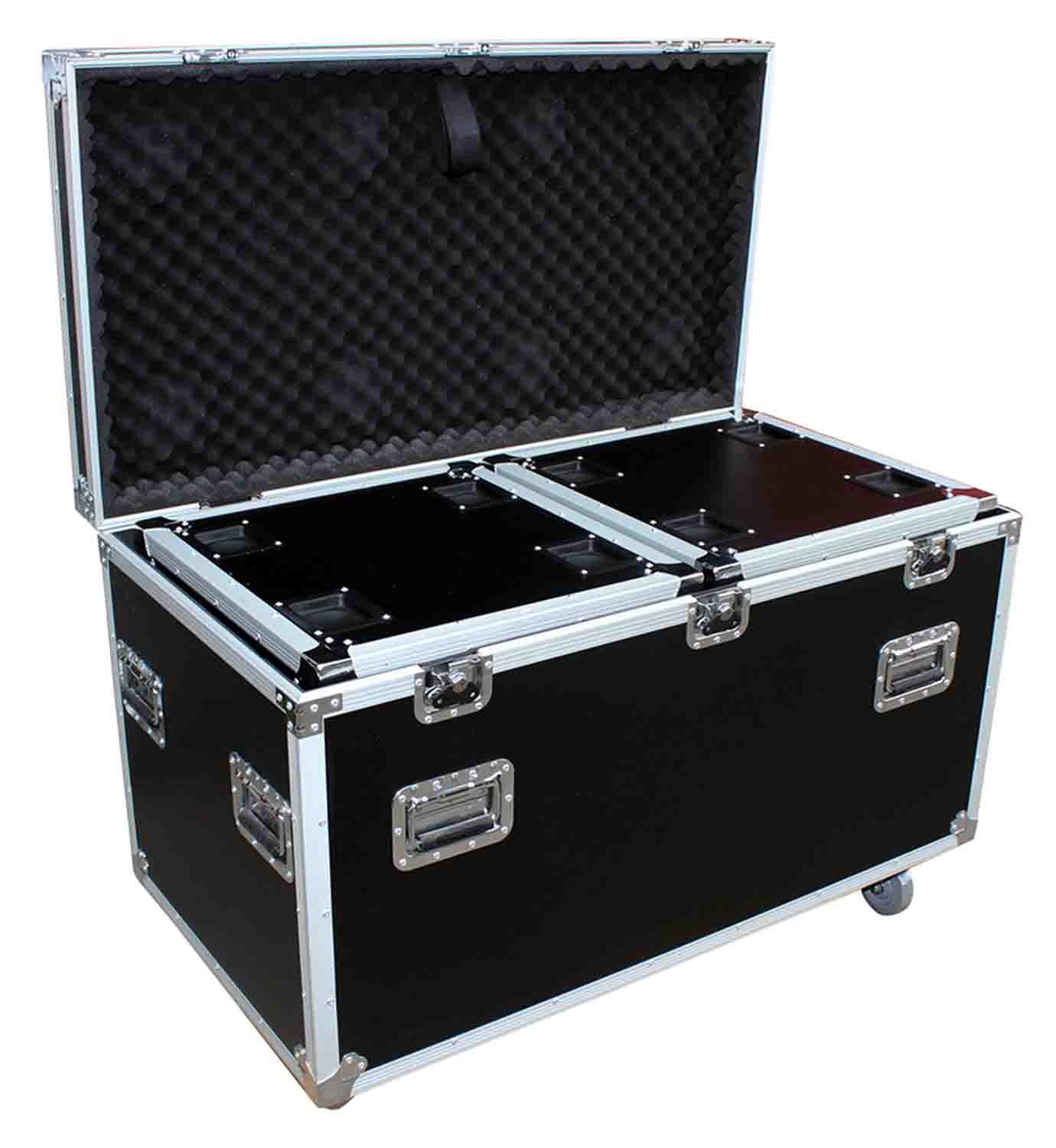 ProX XS-UTL3PKG Utility Storage ATA Style Road Cases 1 Large and 2 Half Size - 3 Case Package - Hollywood DJ