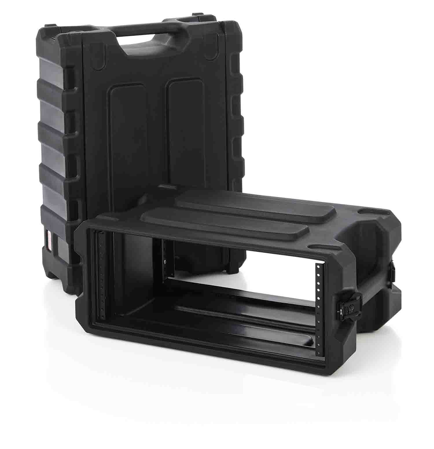 Gator Cases G-PRO-6U-13, 6U Deep Molded Audio Rack Case - 13 Inch - Hollywood DJ