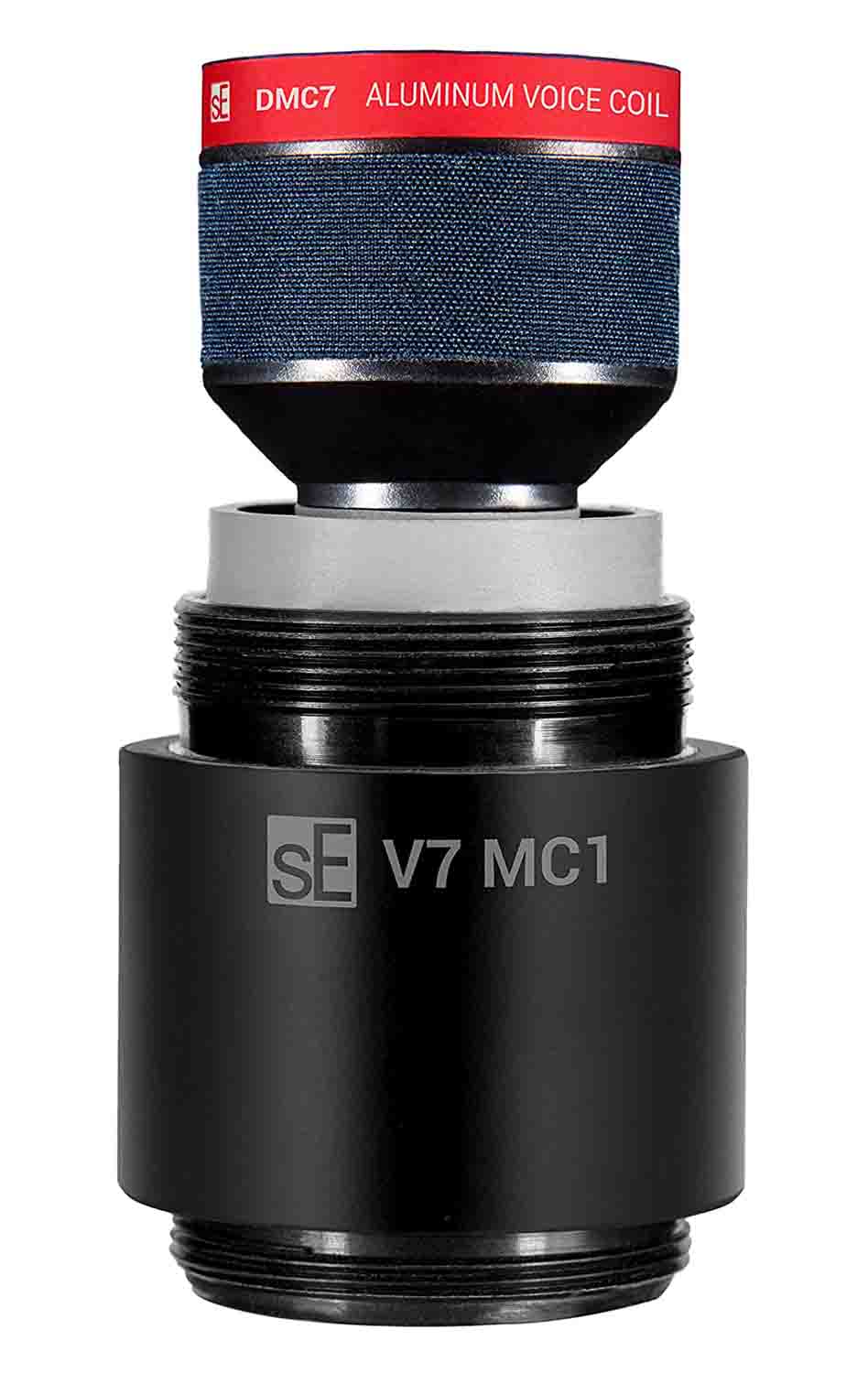 sE Electronics V7 MC1 BLACK Supercardioid Handheld Dynamic Microphone Capsule for Shure Wireless - Black - Hollywood DJ