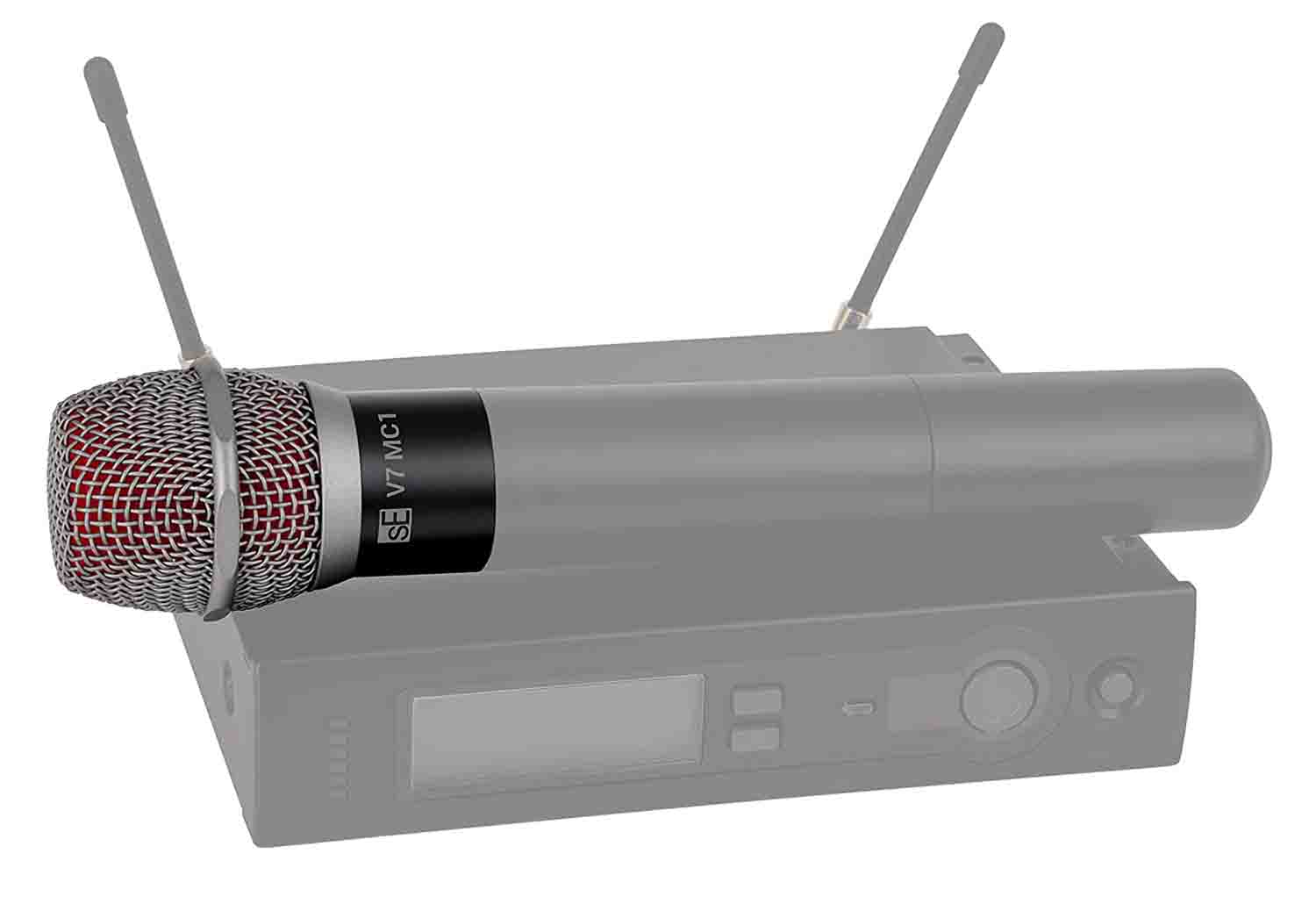 sE Electronics V7 MC1 BLACK Supercardioid Handheld Dynamic Microphone Capsule for Shure Wireless - Black - Hollywood DJ