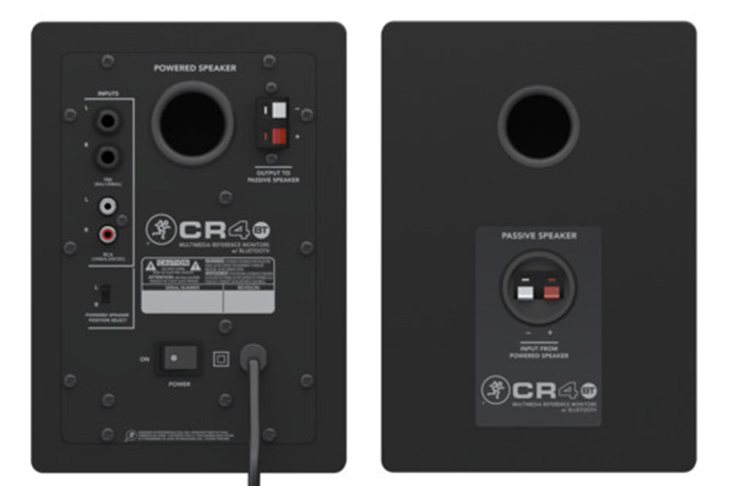 Mackie CR4BT 4" Multimedia Monitor With Bluetooth  (Pair) - Hollywood DJ