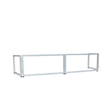 ProX XF-TTFW 6 Ft Tabletop DJ Facade White Frame with Black and White Scrims - Hollywood DJ