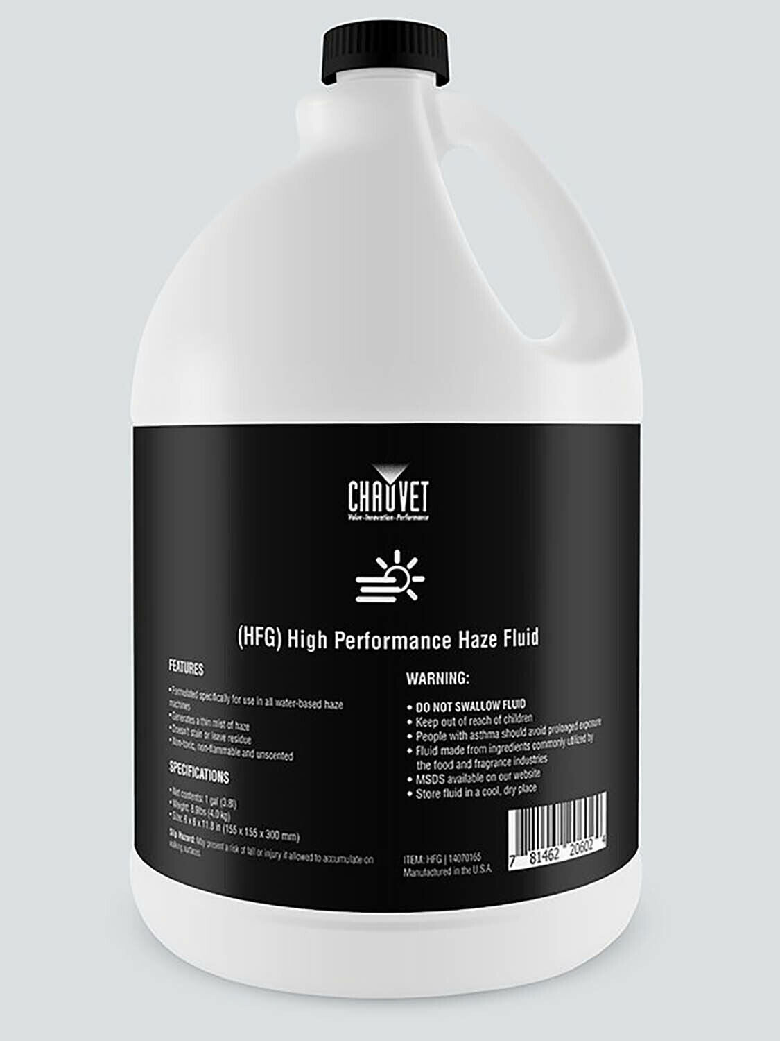 Chauvet HFG High Performance Water-Based Haze Machine Fluid - Hollywood DJ