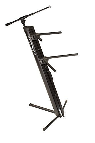 Ultimate Support AX-48 PRO PLUS APEX AX-48 Pro Column Keyboard Stand w/ Ulti-Boom - Hollywood DJ