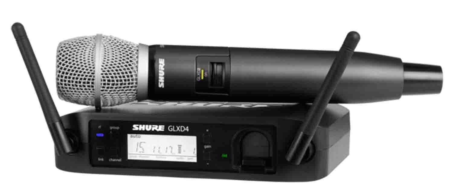 Shure GLXD24/SM86-Z2 Digital Handheld Wireless Microphone System with SM86 - Hollywood DJ