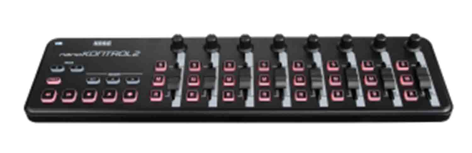 Korg nanoKONTROL2 Slim-Line USB Control Surface - Black - Hollywood DJ