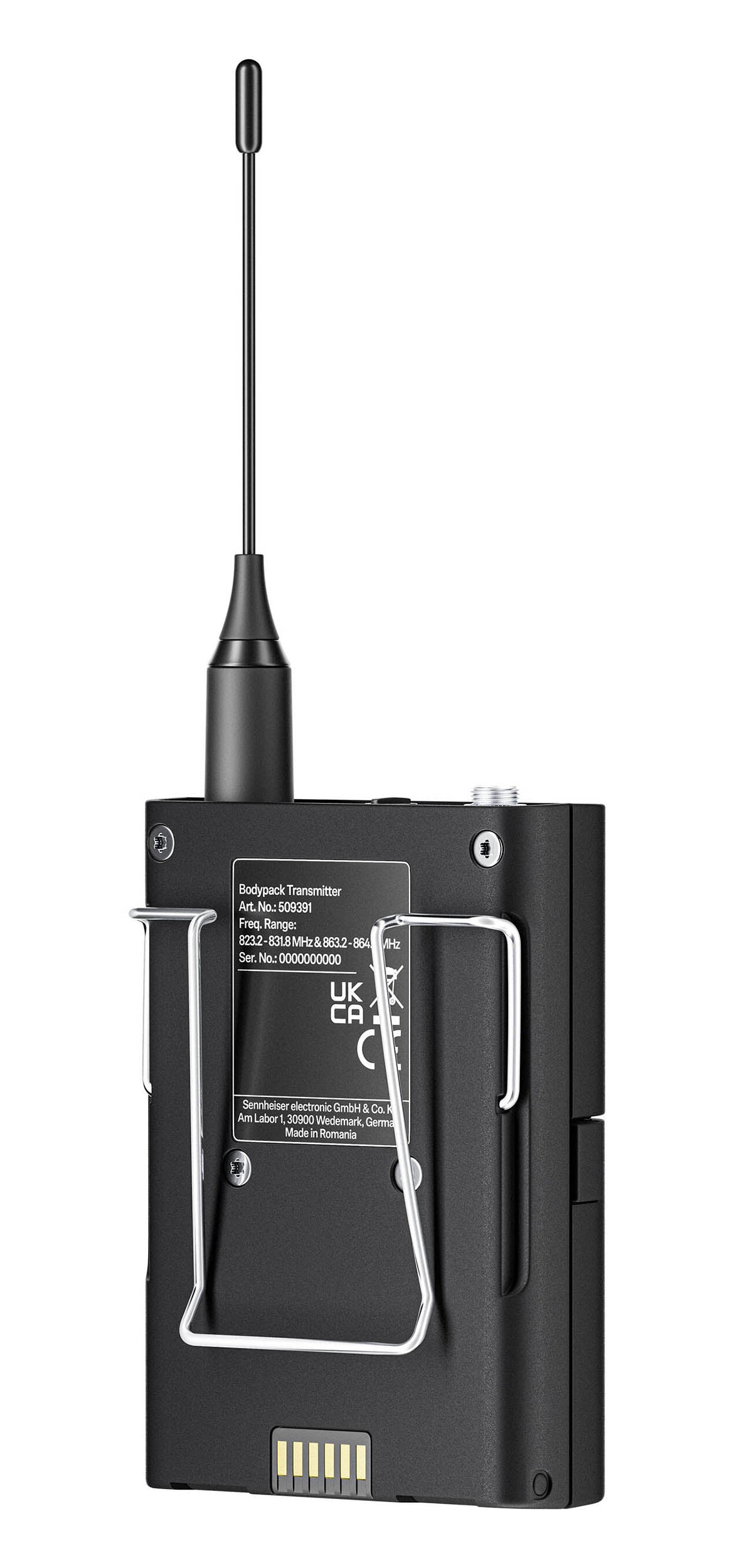 Sennheiser EW-DX SK, Digital Wireless Bodypack Transmitter with Locking 3.5mm Connector - Hollywood DJ
