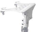 ProX X-LTF01WH Laptop Shelf Tray for Monitor VESA Arm Mount - White - Hollywood DJ