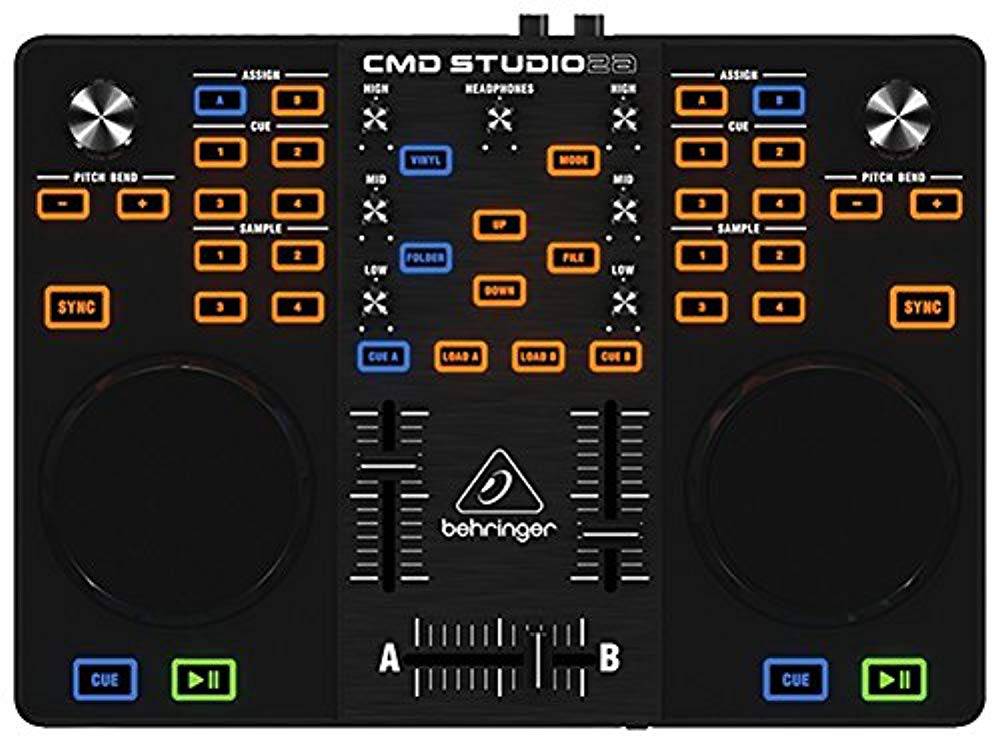 Behringer CMD-STUDIO-2A Dual-Deck DJ MIDI Controller - Hollywood DJ