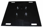 ProX XT-BP3636S Steel Base Plate for F34 Trussing with Conical Connectors - 36'' x 36'' - Hollywood DJ
