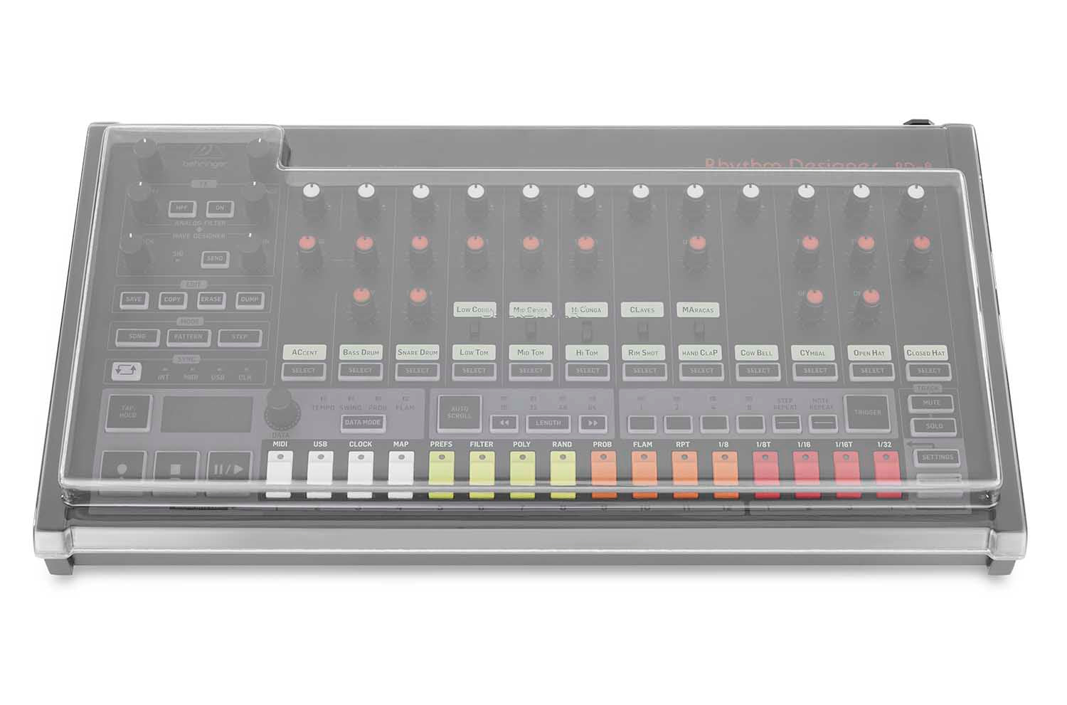 Decksaver DS-PC-RD8 Protection Cover for Behringer RD-8 Drum Machines - Hollywood DJ