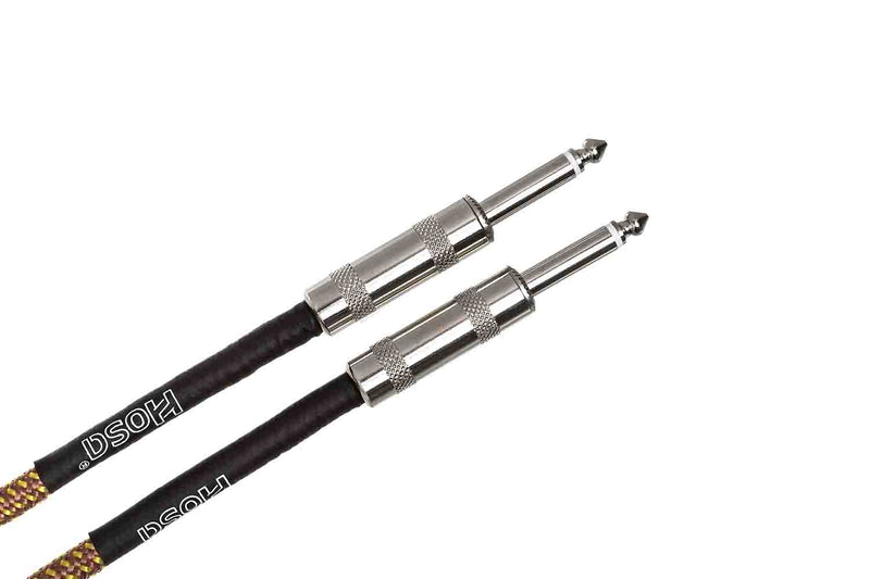 Hosa GTR-518 Straight Tweed Guitar Cable - 18 Feet - Hollywood DJ