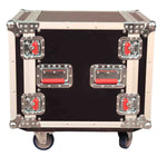 Gator Cases G-TOUR 10U CAST, 10U Standard Road Rack with Casters - Hollywood DJ