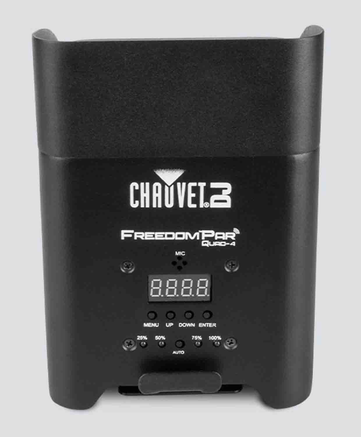 Chauvet DJ Freedom Par Quad 4 Wireless Battery LED Wash Light Effects (4 Pack) - Hollywood DJ