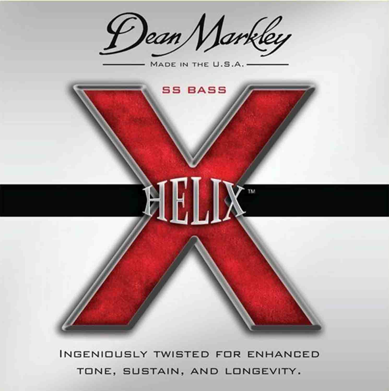 Dean Markley 2614 Helix Stainless Steel Strings Bass Guitar Medium Light (45-105) - Hollywood DJ