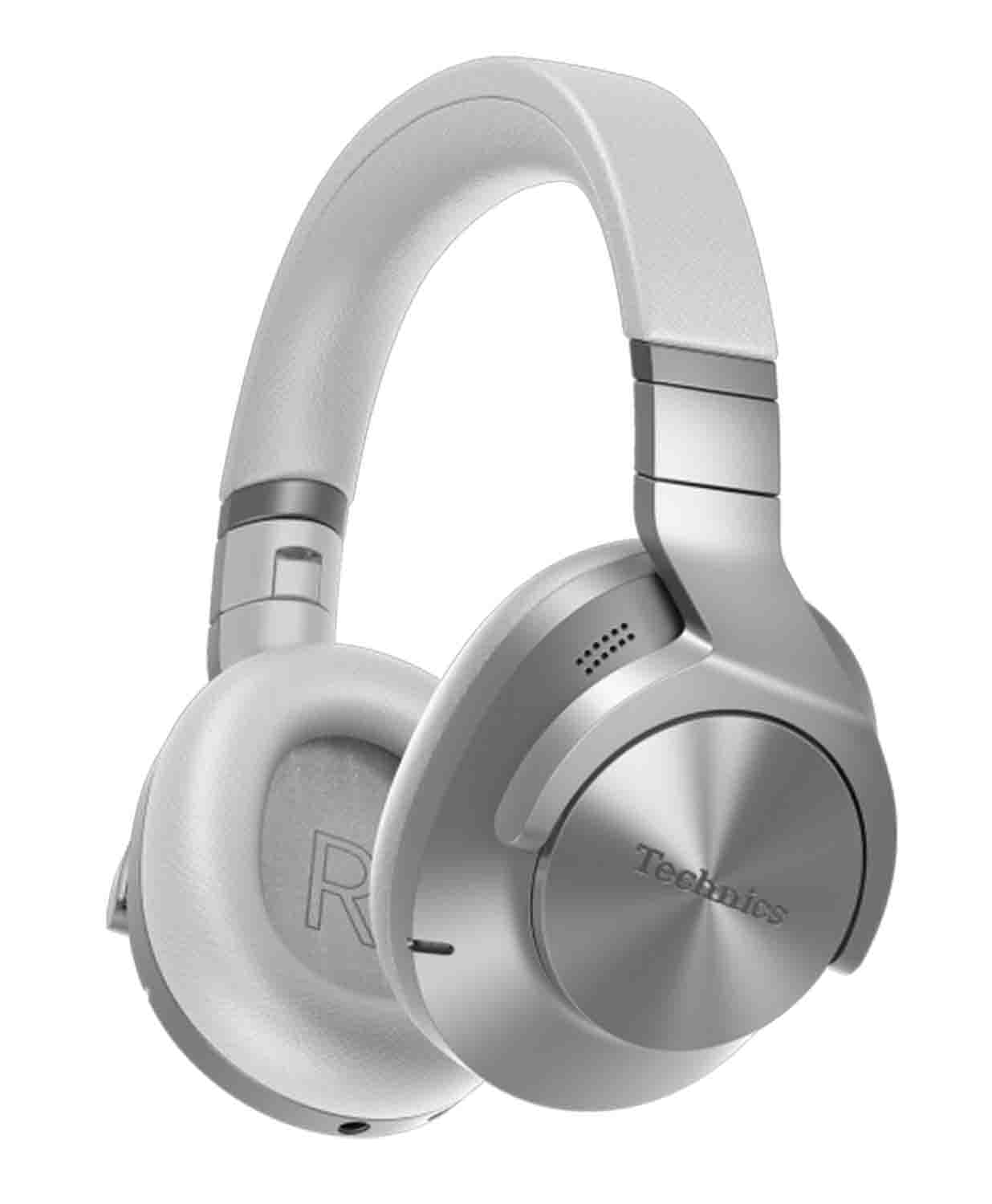 Technics EAH-A800 Wireless Headphones with Noise Cancelling and Microphone - Silver by Technics