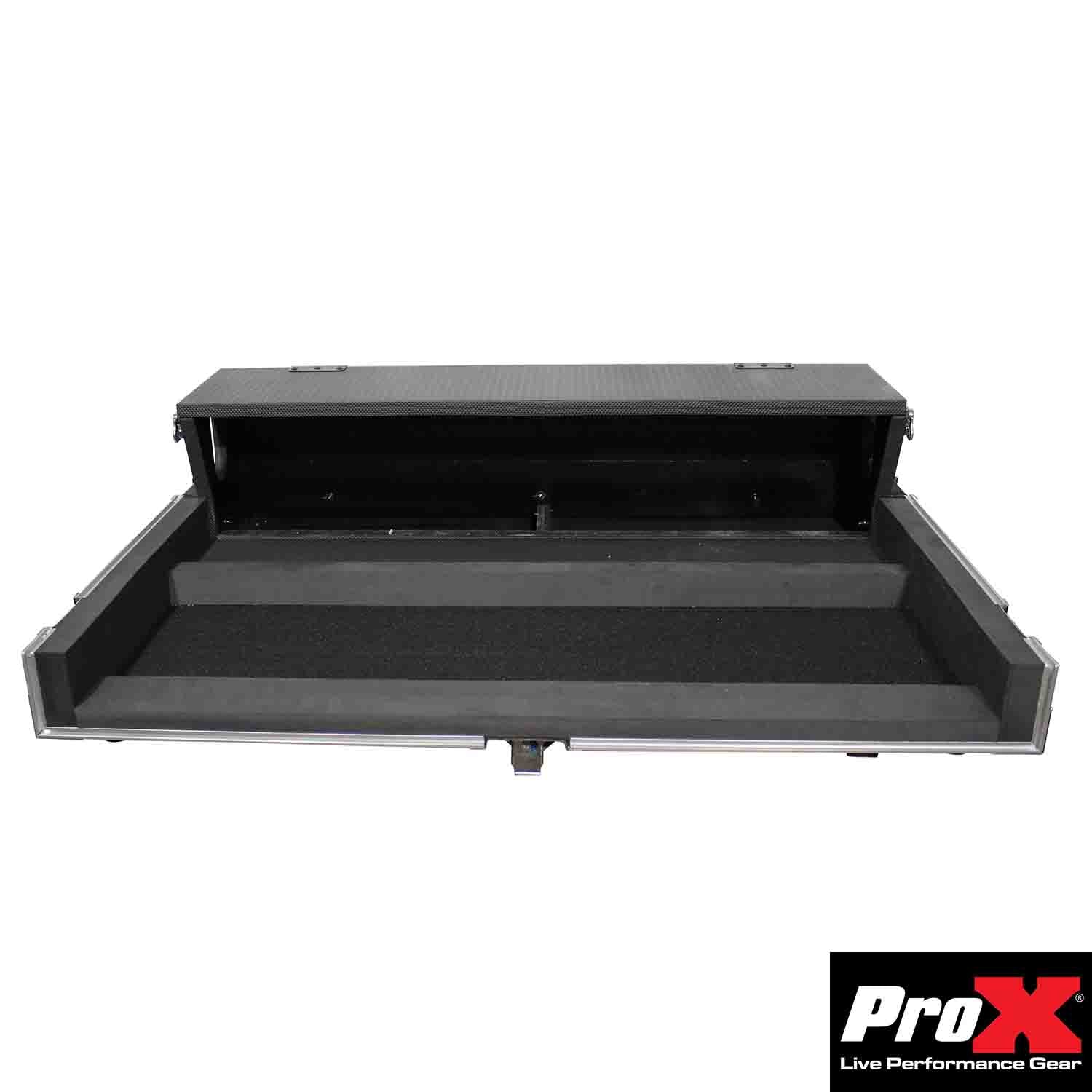 ProX XS-AHQU32DHW DJ Flight Case for Allen and Heath QU-32 Digital Mixer with Doghouse and Wheels ProX Cases