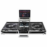 Odyssey FZGSRANE1272W Low Profile Rane Twelve and Rane Seventy-Two Coffin Flight Case With Glide Platform - Hollywood DJ