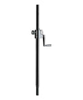 K&M 21338 Distance Rod with Hand Crank - Black - Hollywood DJ