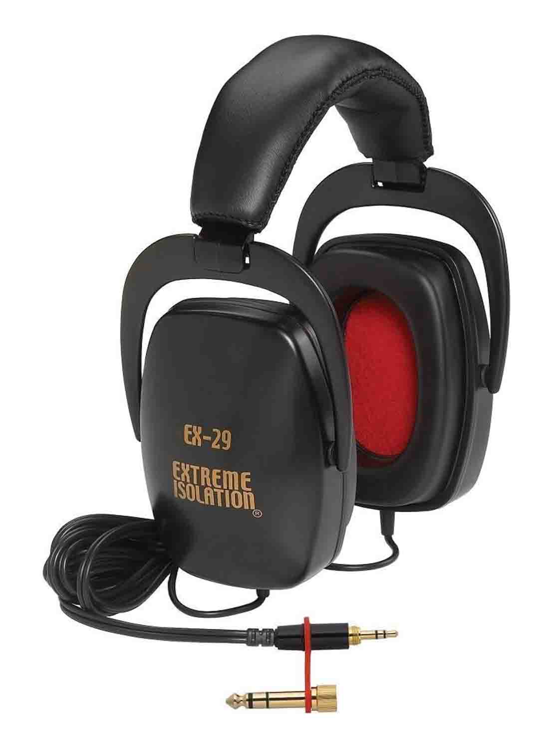 B-Stock: Direct Sound EX-29 Dynamic Closed Headphones with 10' Headphone Extension Cable - Black - Hollywood DJ
