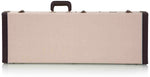 Gator Cases GW-JM ELEC Deluxe Wood Case for Standard Electric Guitars - Journeyman Burlap Exterior - Hollywood DJ