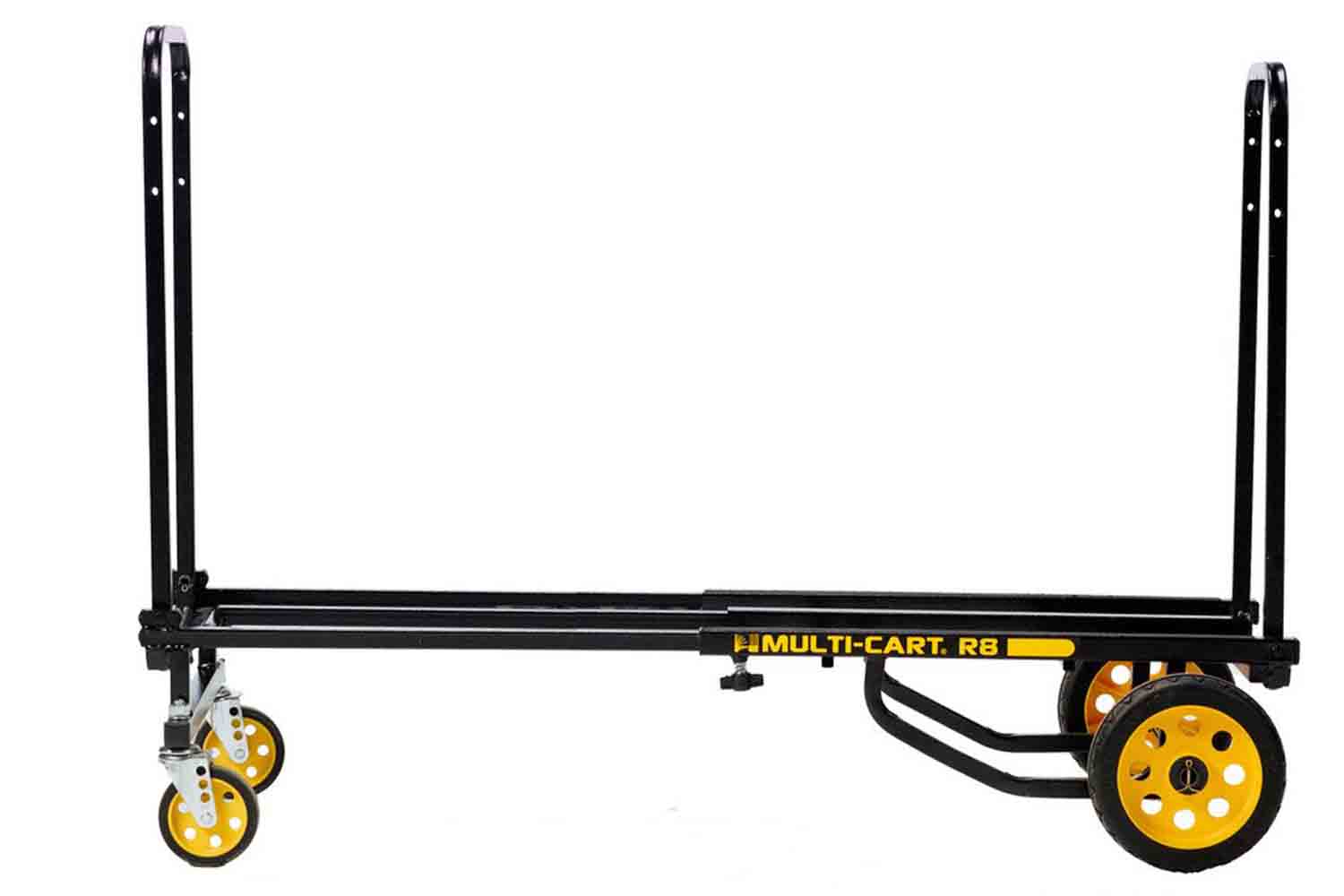 Rock N Roller R8RT Mid 8 in 1 Folding Multicart with 500 lbs. Frame Capacity - Black Rock N Roller