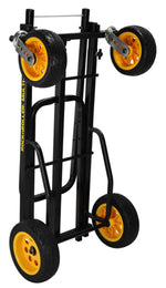 Rock N Roller R18RT Mega Plus 8 in 1 Folding Multicart, 700 lbs. Load Capacity - Black - Hollywood DJ