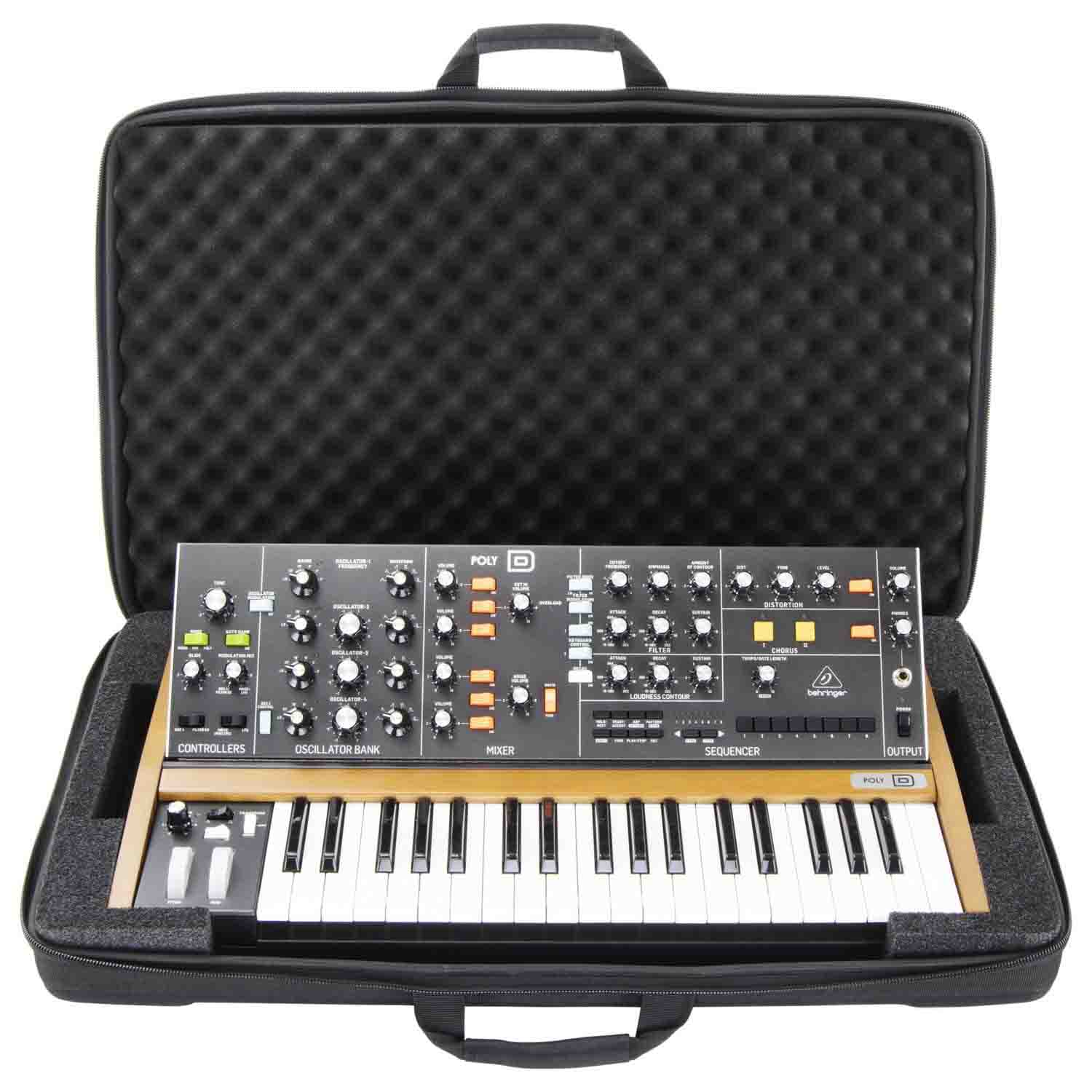 Behringer Poly D Synthesizer with Odyssey BPOLYD EVA Molded Carry Bag - Hollywood DJ