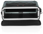 Gator Cases GR-RACKBAG-3U, 3U Lightweight Rack Bag with Aluminum Frame and PE Reinforcement - Hollywood DJ