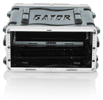Gator Cases GRR-4L Rolling Molded 4U Rack Case - Hollywood DJ