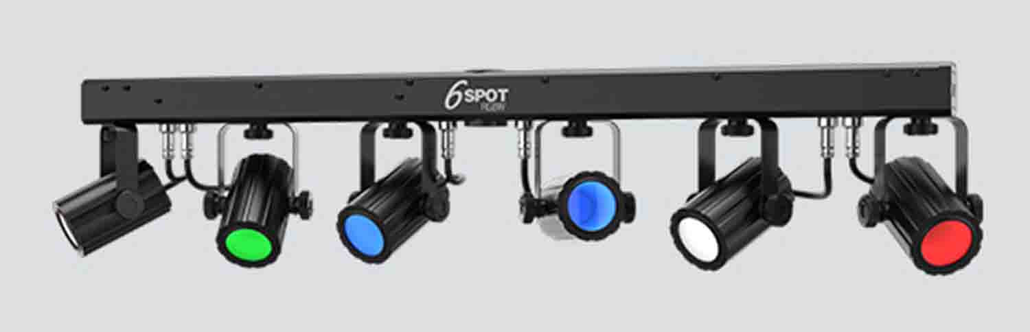 Chauvet DJ 6SPOT RGBW, High Intensity Quad Color (RGBW) LED Effect Lighting - Hollywood DJ