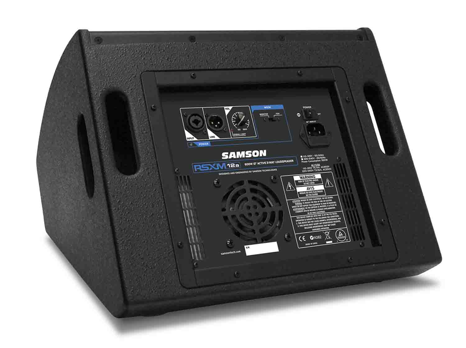 Samson RSXM12A 800W 2-Way Active Stage Monitor - 12 Inch - Hollywood DJ