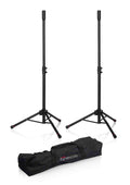 Gator Frameworks GFWSPK0250SET Mini Speaker Stand Pair with Carry Bag - Hollywood DJ