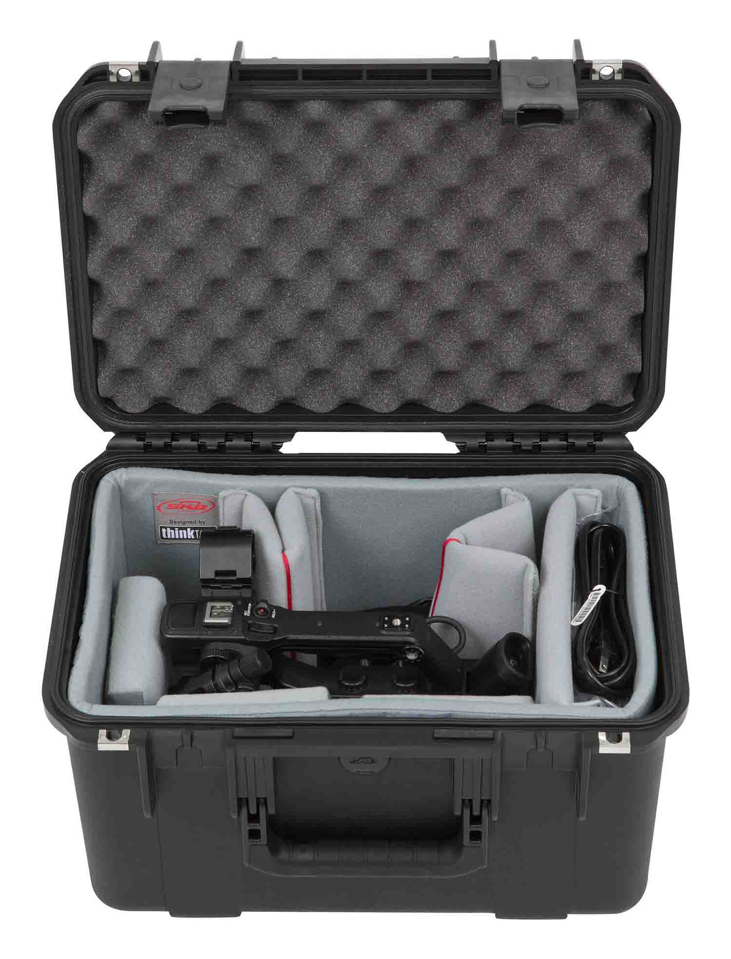 SKB Cases 3i-1610-10DT Waterproof Case with Video Dividers and Lid Foam - Black - Hollywood DJ