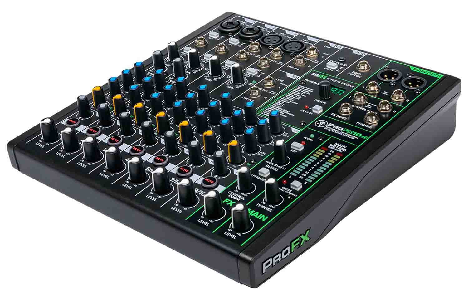 Mackie ProFX10v3, 10-Channel Professional Effects Mixer with USB - Hollywood DJ