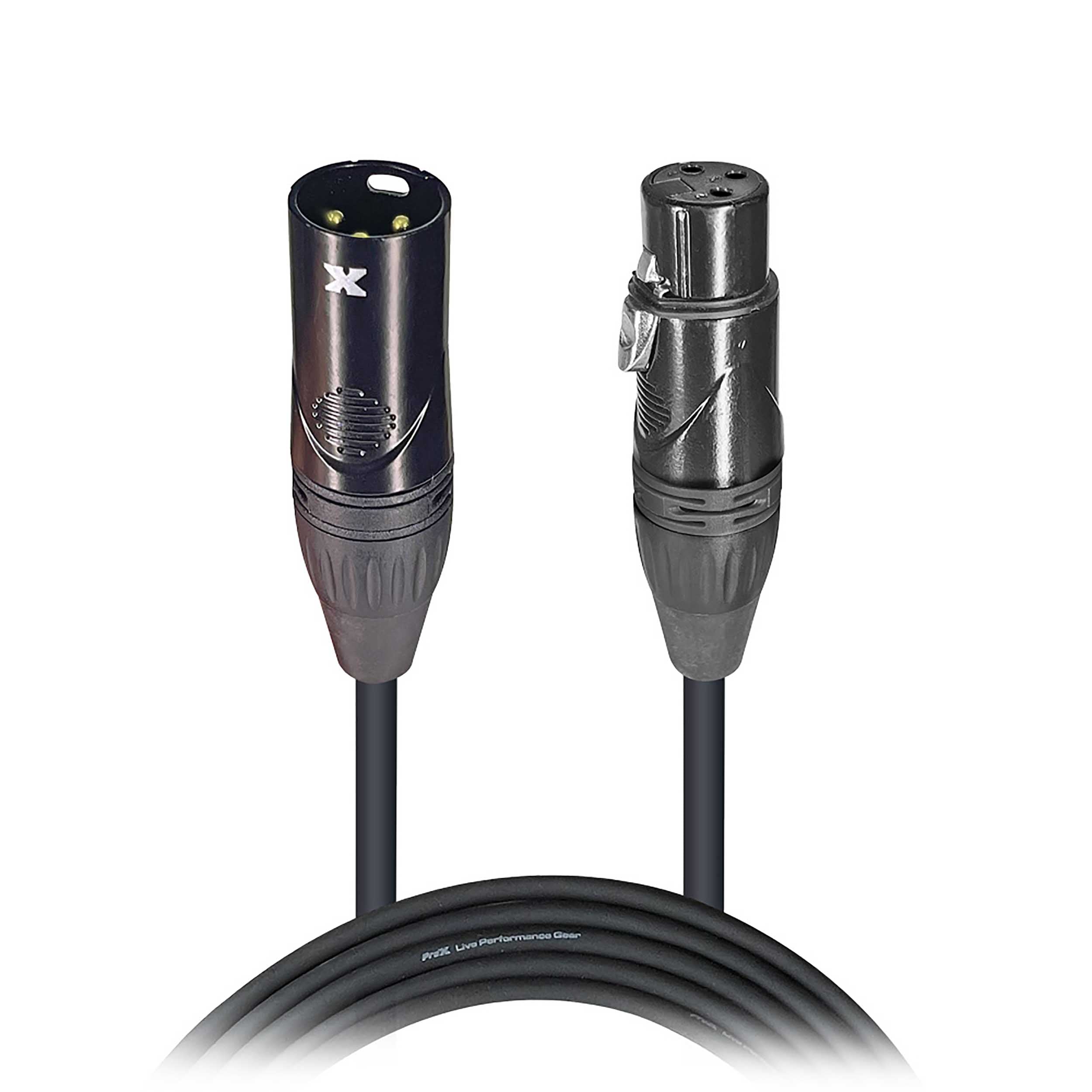 ProX XC-DMX15, DMX XLR3-M to XLR3-F High Performance Cable - 15 Feet by ProX Cases