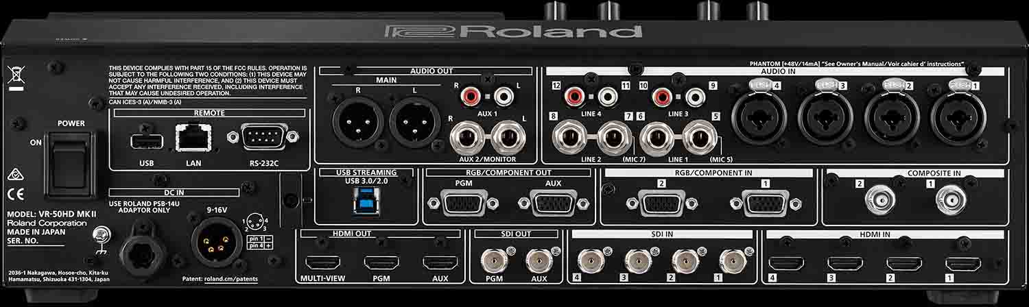 ROLAND VR-50HDMKII Multi-Format AV Mixer - Hollywood DJ