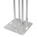 ProX XT-S4X492TOTEM, Totem Package 12" Top Plate, 24" Base Plate and Four 1.5m F31 Tubes with White Scrim Cover - 4.92 Feet - Hollywood DJ