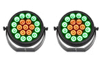 JMAZ Radiant Par HEX19 Lighting Package - 2 Piece - Hollywood DJ