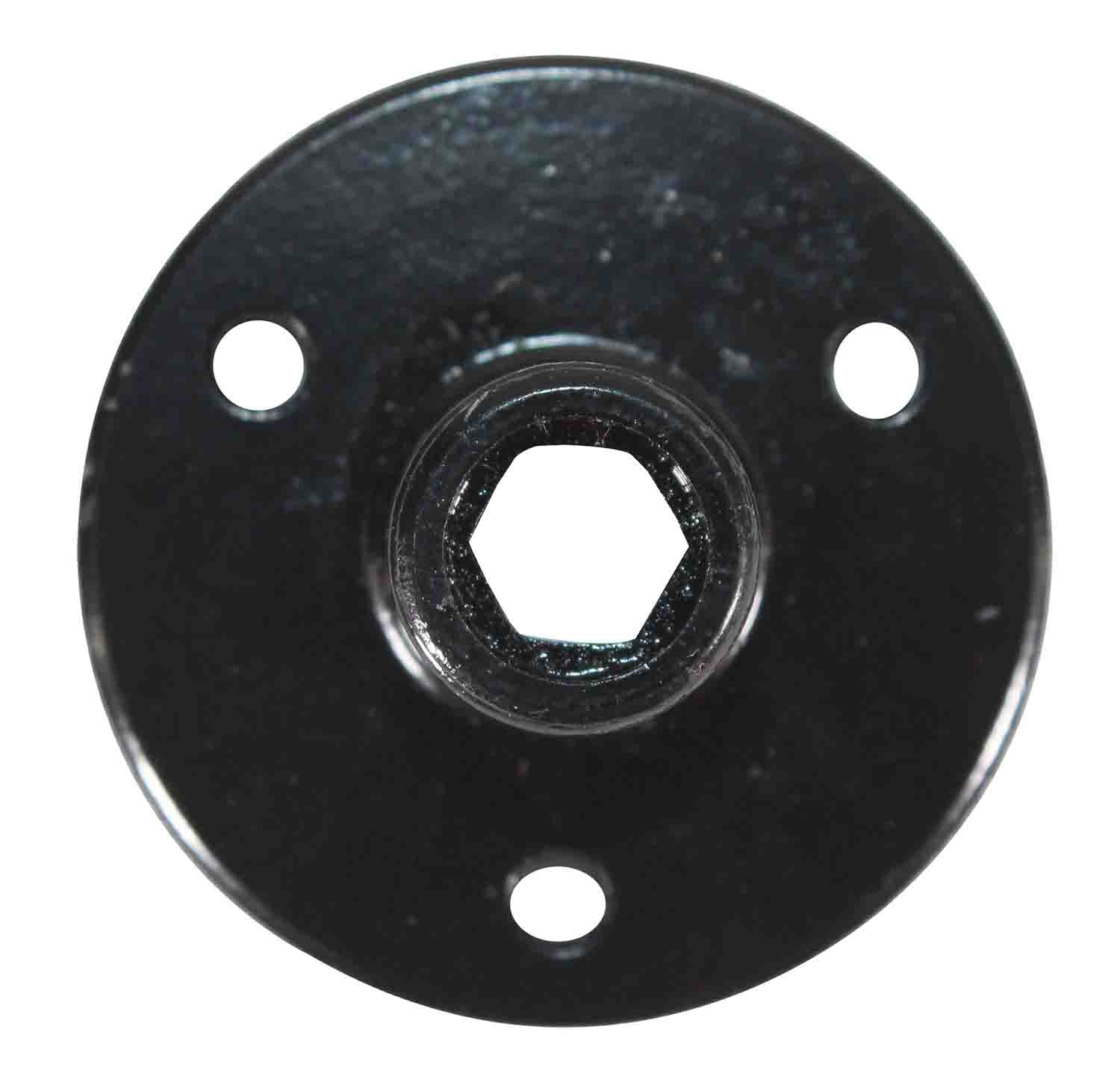 ProX X-FM7 Podium Microphone Gooseneck Flange Mount 5/8-27 Thread 2.3 Inch Diameter - Hollywood DJ