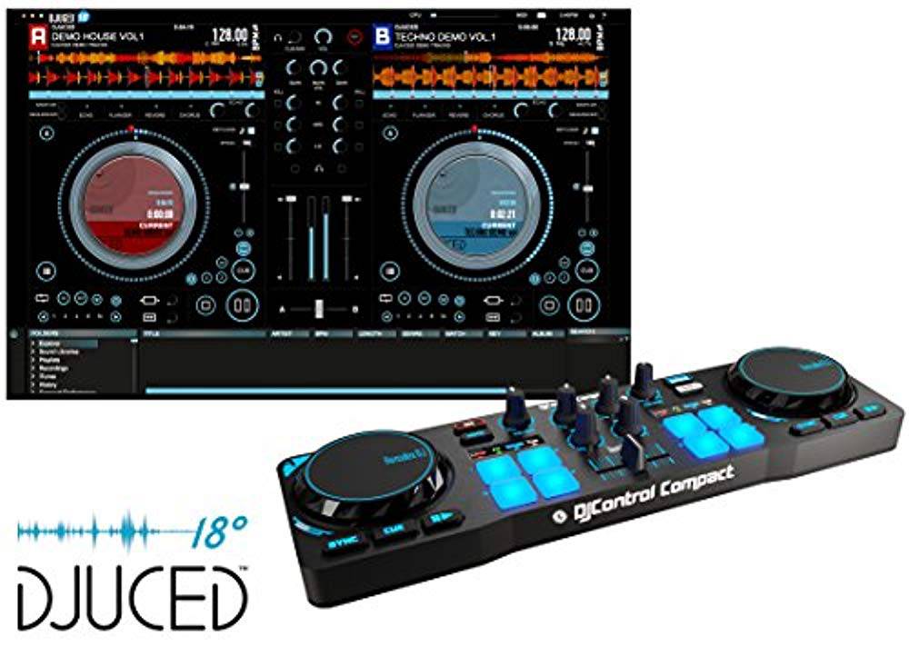 Hercules HER4780843 Compact DJ Software Controller - Hollywood DJ