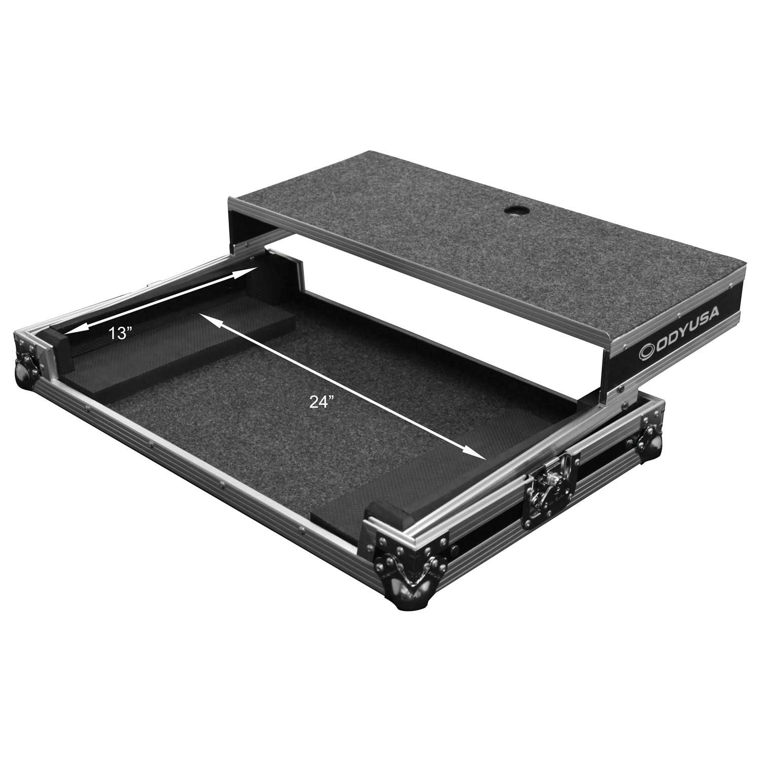 Open Box: Odyssey FZGSDJC1L Universal Large Size DJ Controller Flight Case with Glide Platform - Hollywood DJ