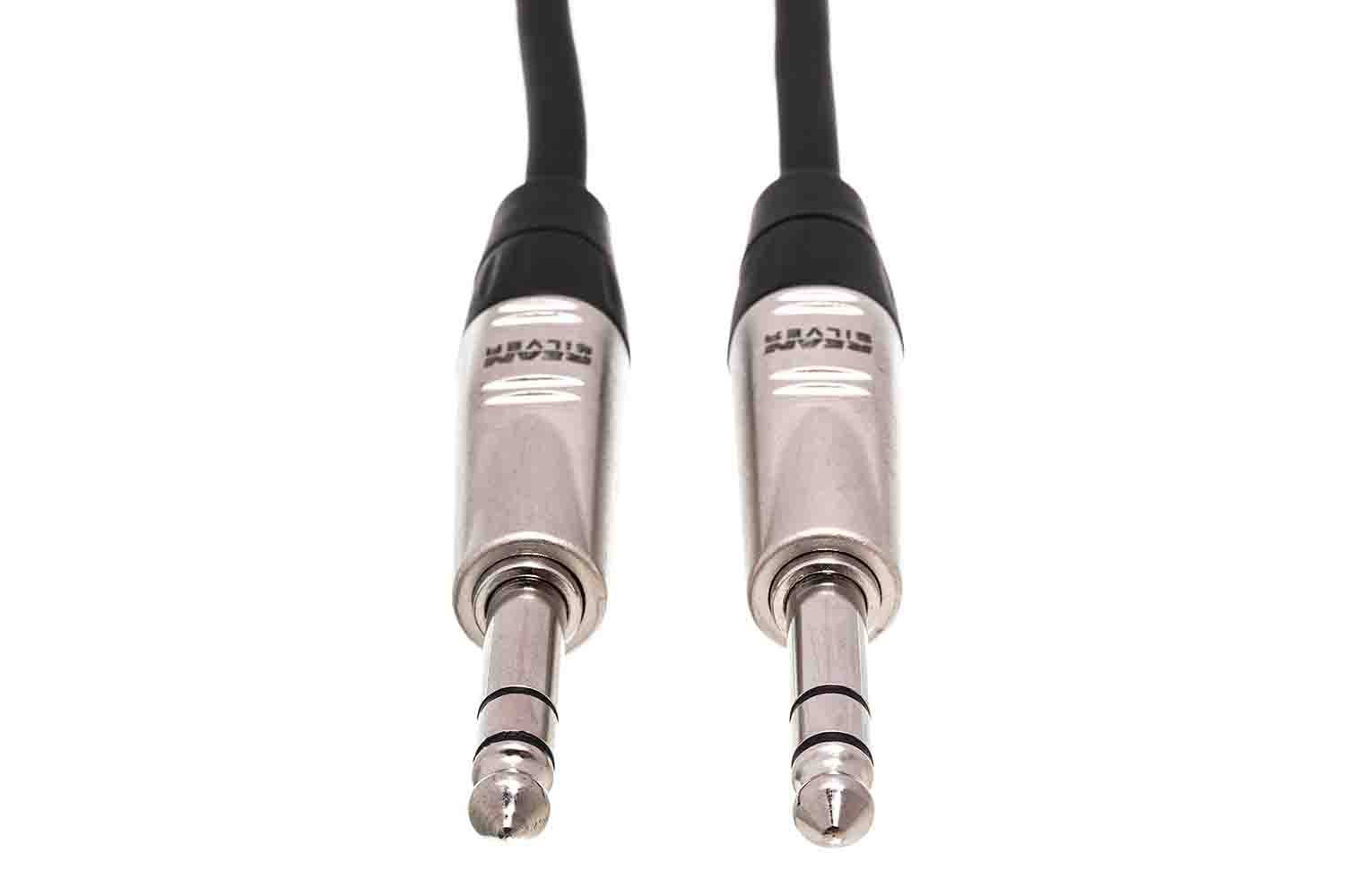 Hosa HSS-020 Pro Balanced Interconnect Cable, REAN 1/4 in TRS to Same - 20 Feet - Hollywood DJ