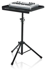 Gator GFWUTLMEDIATRAY1 Compact Adjustable Media Tray with Tripod Stand - Hollywood DJ