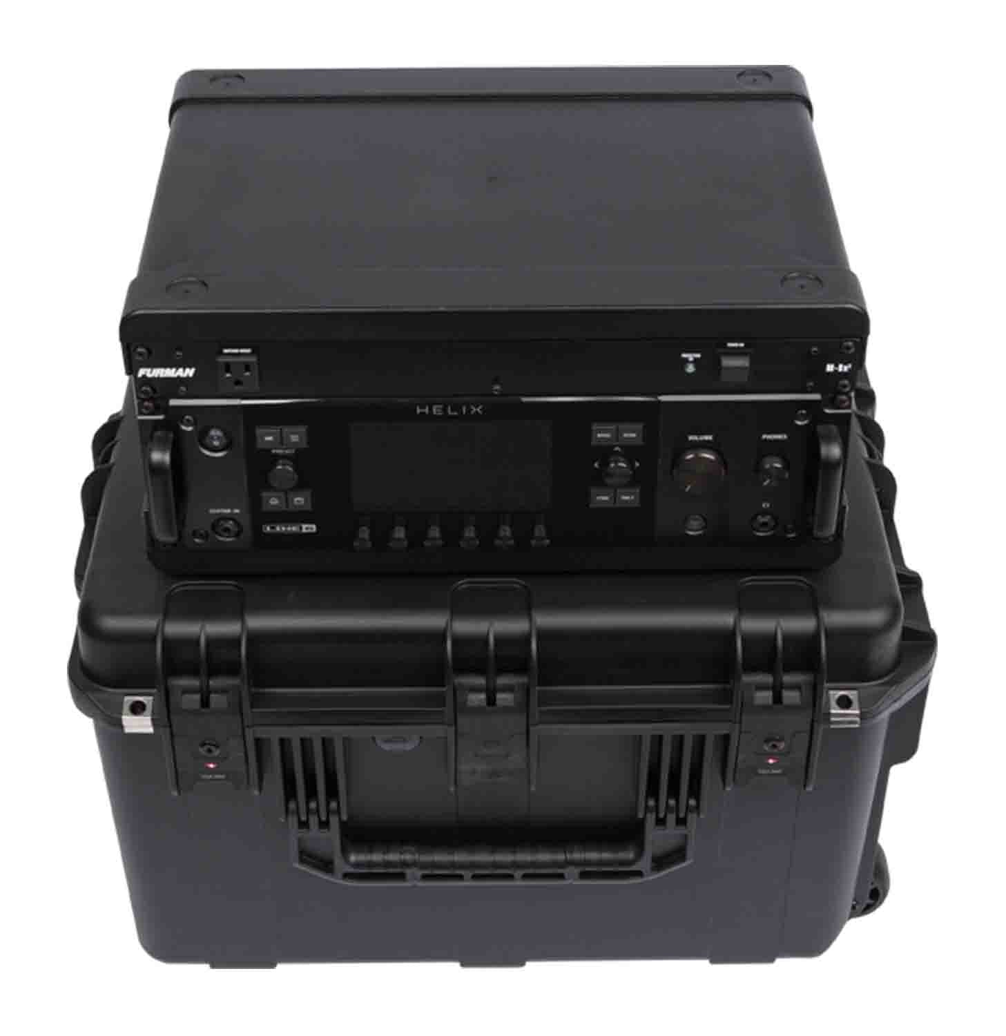 SKB Cases 3i-3614-TKBD 4U iSeries Injection Molded Guitar FX Fly Rack - Hollywood DJ