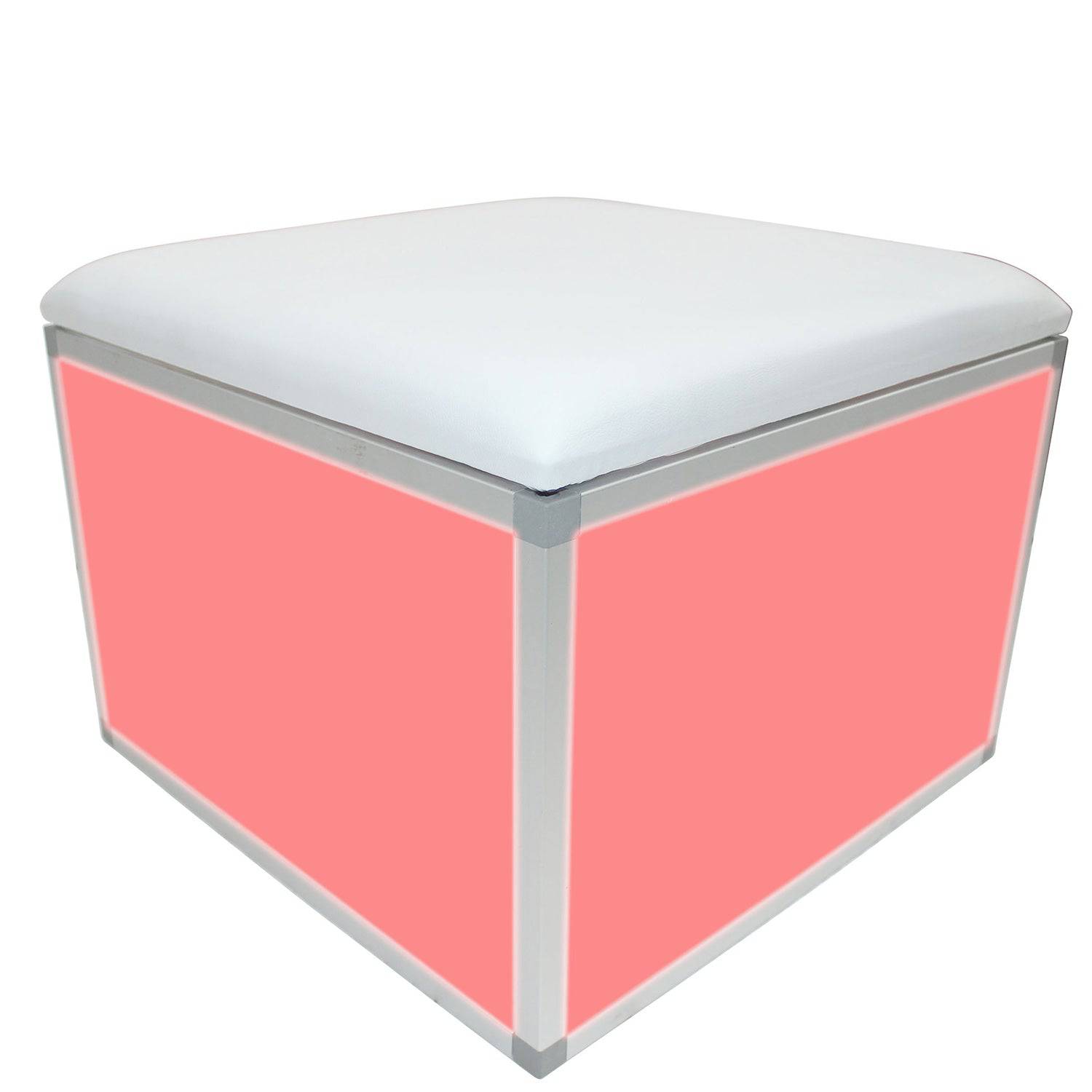 ProX XSA-B2X2W LUMOStage White Padded Seat Cushion -  2 Ft X 2 Ft - Hollywood DJ