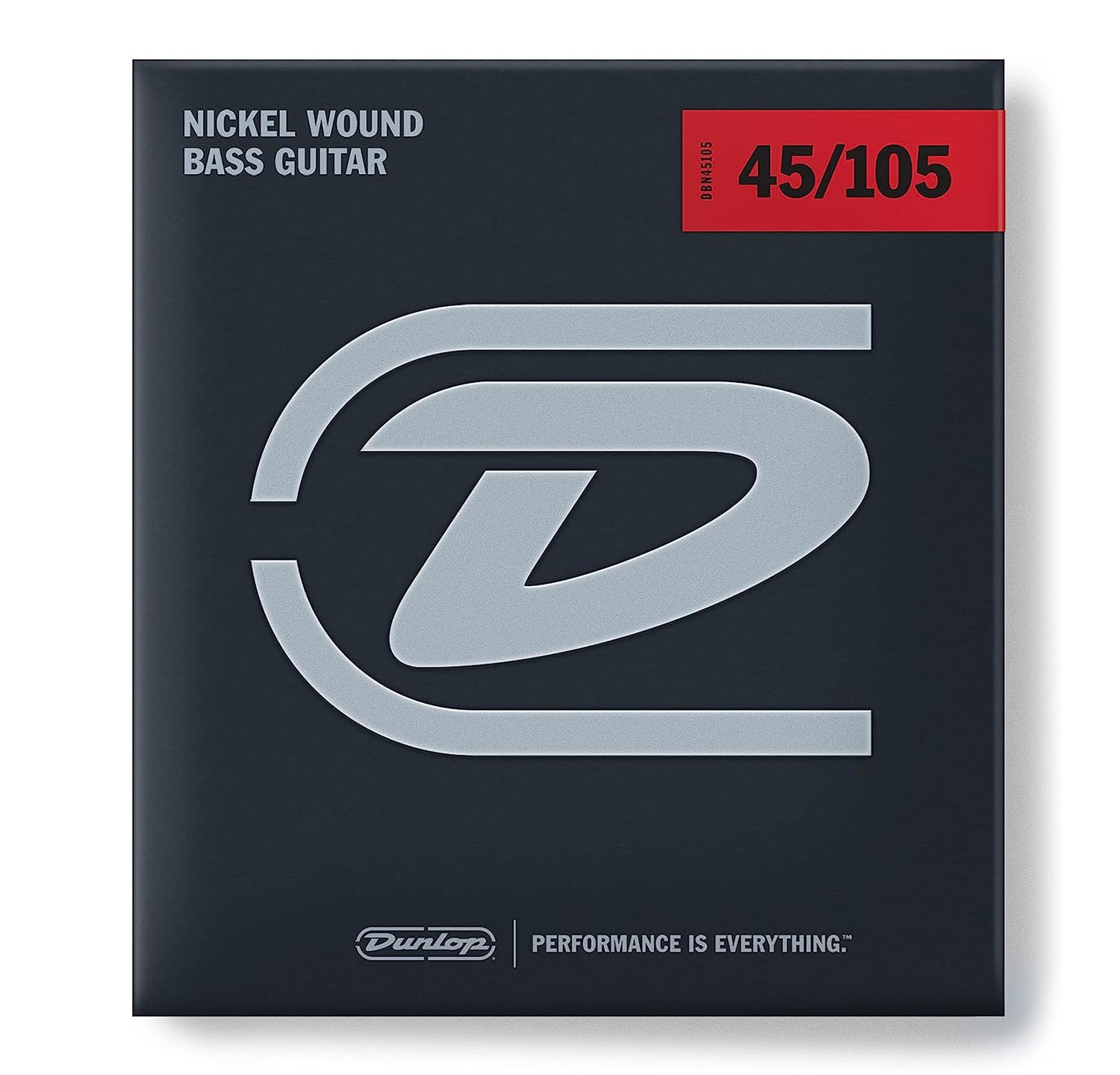 Dunlop DBN45105 Nickel Wound Steel Bass Guitar Strings - Hollywood DJ